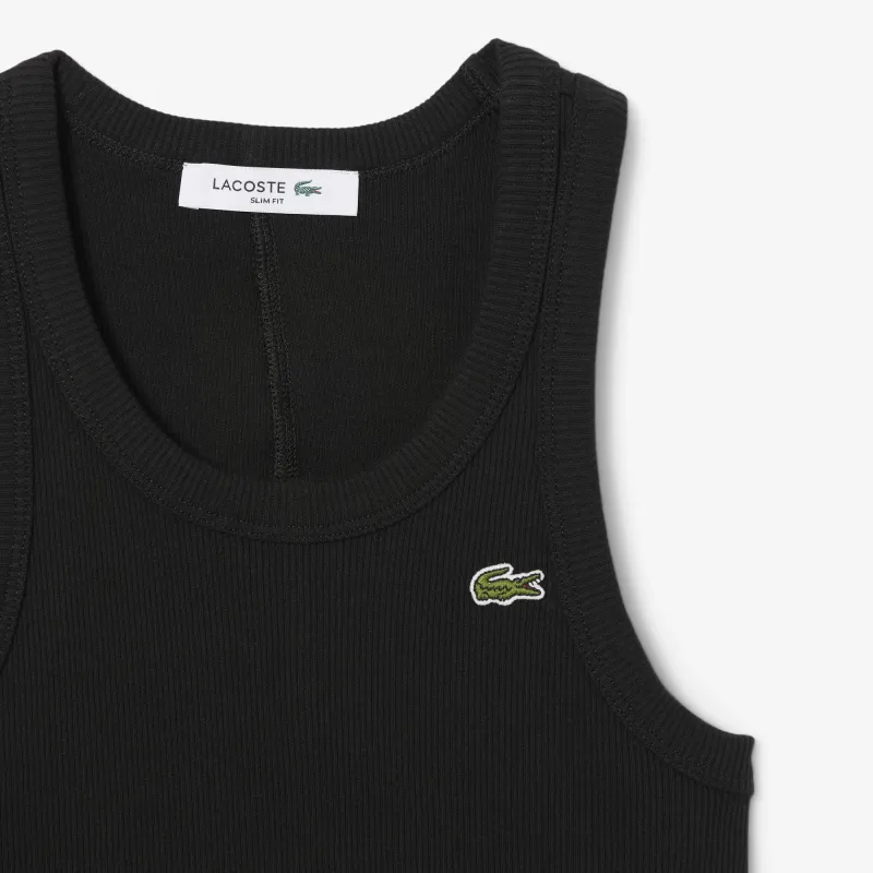 LACOSTE T Shirts Women's Black-3