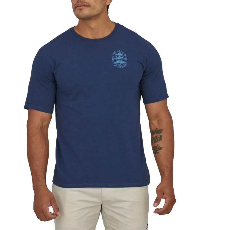 Patagonia Responsibili Tee T Shirt Men's Blue-3