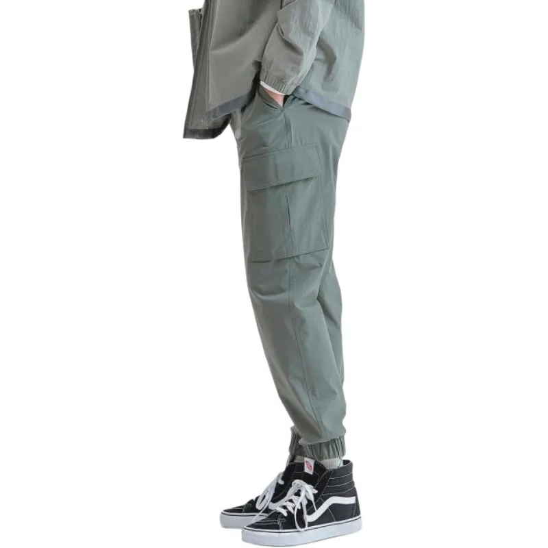 KOLON SPORT Knitted Sweatpants Men's Dark Green-4