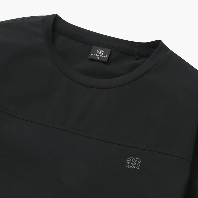 KOLON SPORT Drop Shoulder Sleeve T Shirt Women's Black-2
