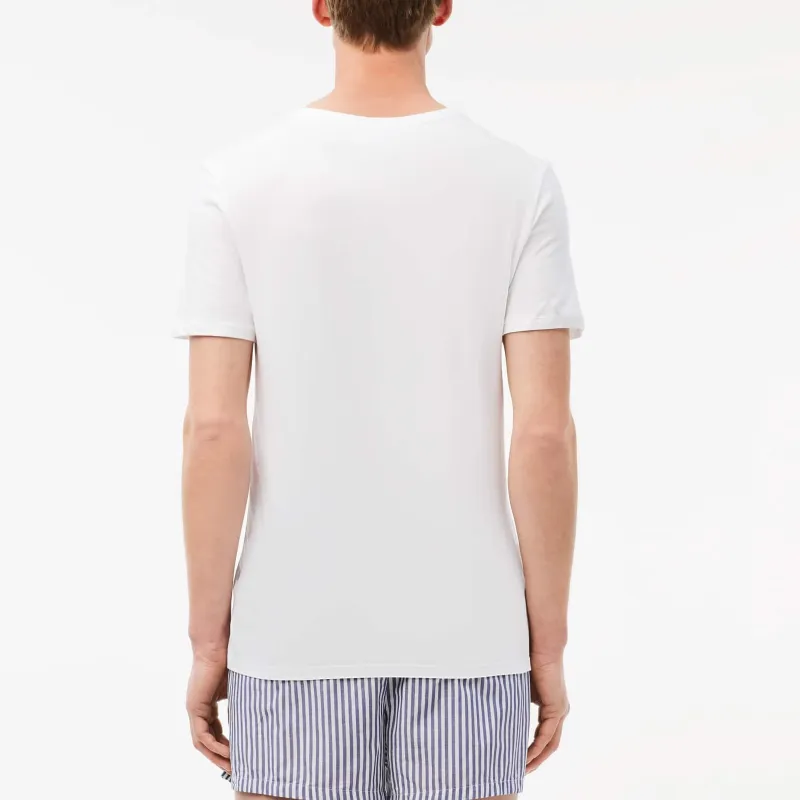 LACOSTE T Shirt Men's 3 Pack White-4