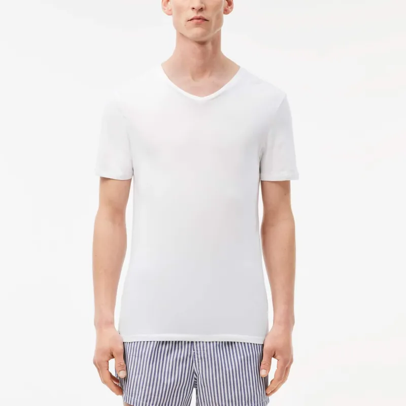 LACOSTE T Shirt Men's 3 Pack White-3