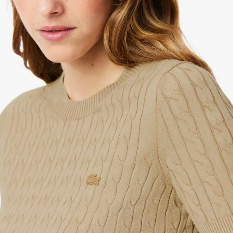 LACOSTE Sweaters Women's Khaki-3
