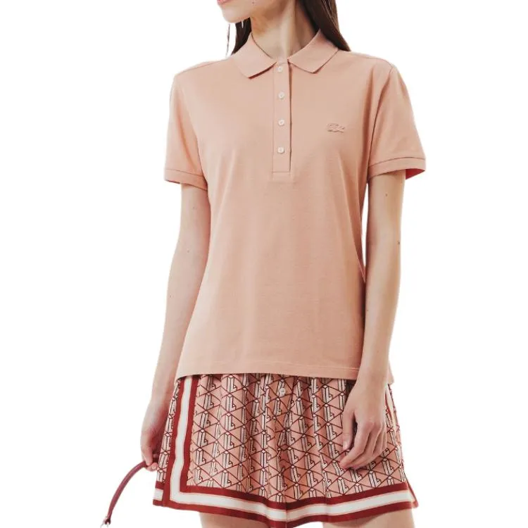 LACOSTE Polo Shirt Women's Beige-2