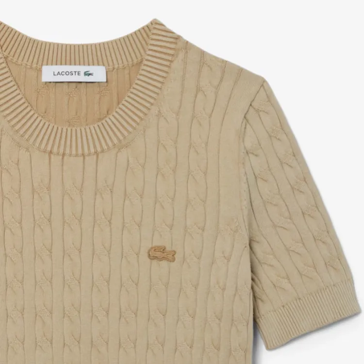 LACOSTE Sweaters Women's Khaki-4