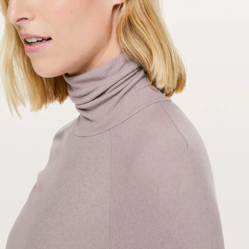 Lululemon Nan Long-Sleeved Dresses Women's Dream Purple-3