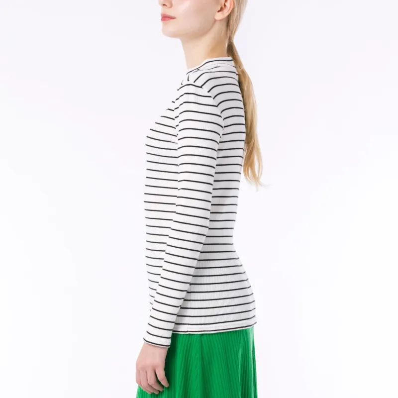LACOSTE Regular T Shirt Women's White-4