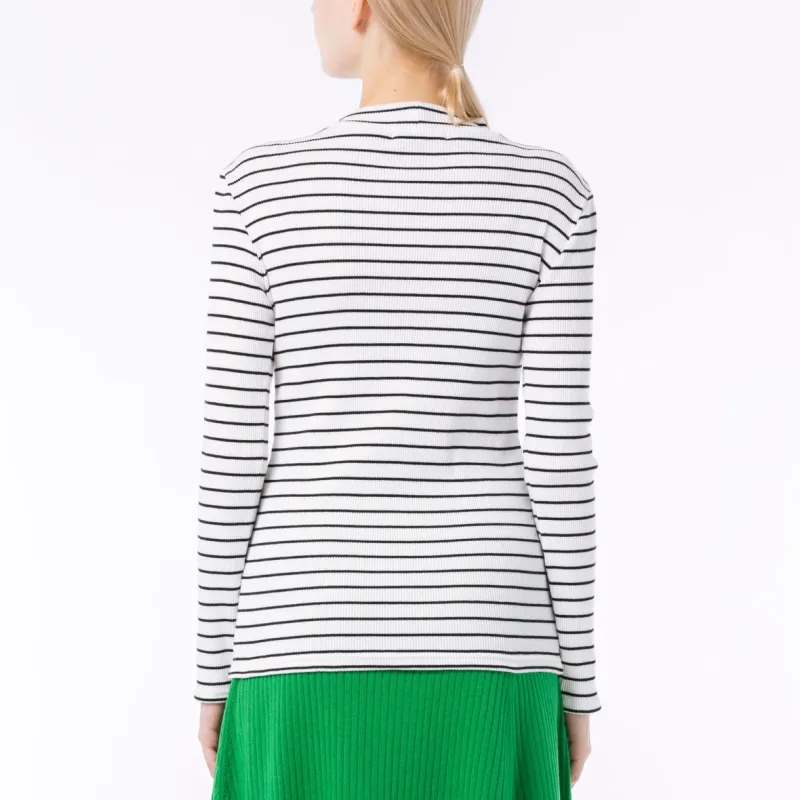 LACOSTE Regular T Shirt Women's White-3