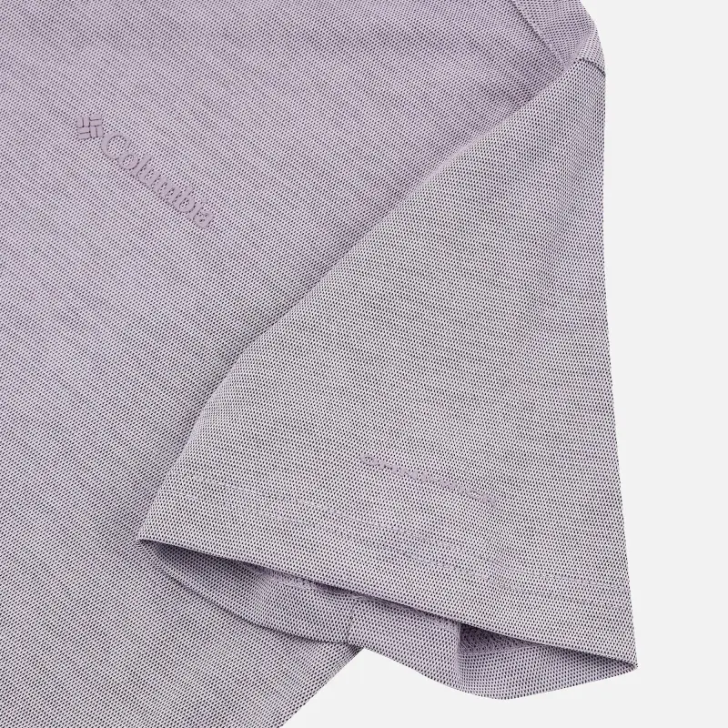 Columbia SS25 LittleWoodHike Polo Shirt Women's Light Purple-3