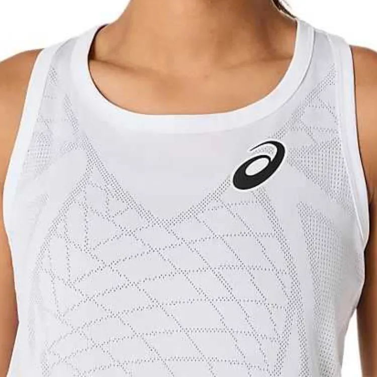 Asics Sleeveless Dress Women's White-4