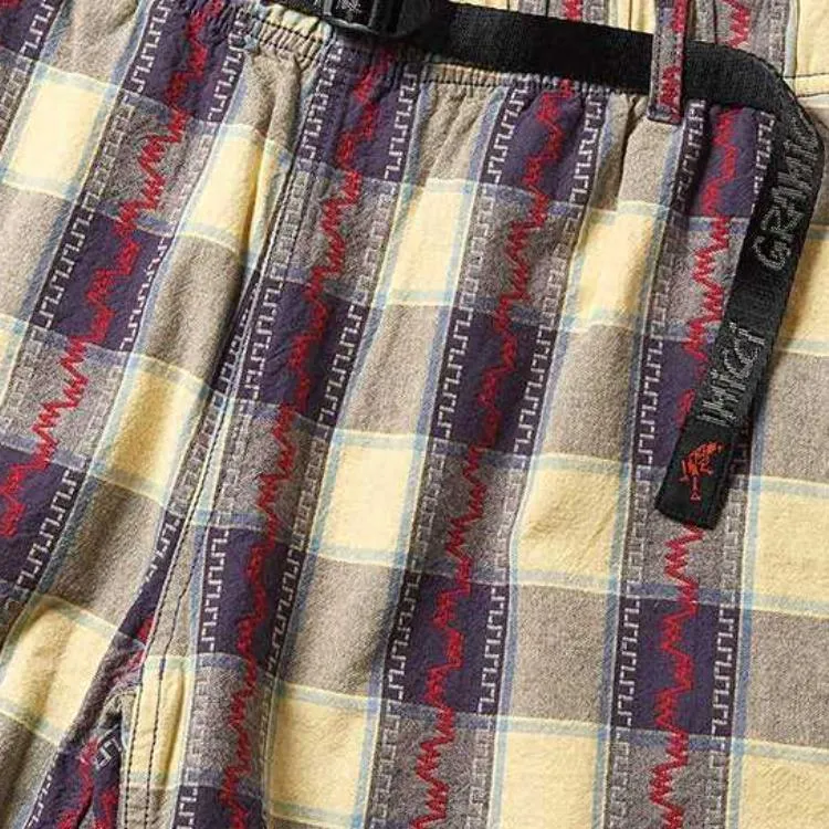 Gramicci Casual Shorts Men's Purple Yellow-2