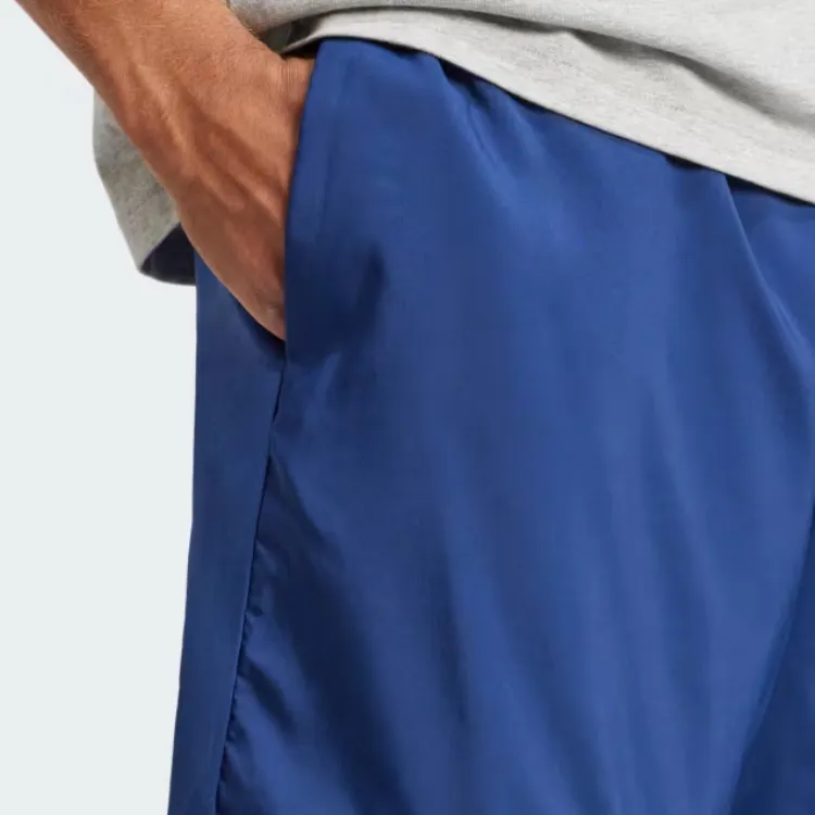 Adidas ESSENTIALS Linear Logo Casual Shorts Men's Dark Blue White-4