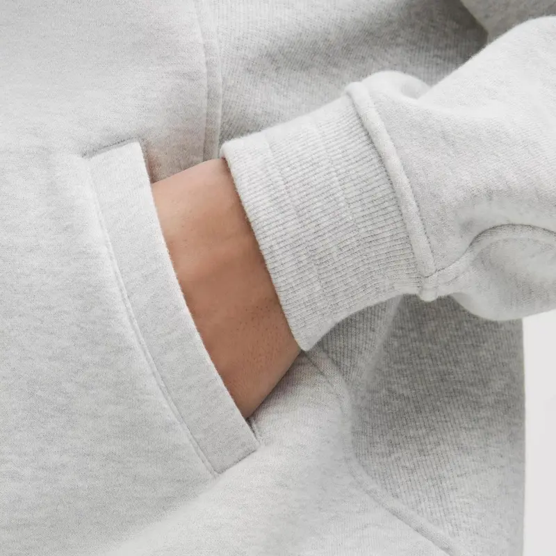 Lululemon Scuba Oversized Collegiate Jacket Women's Light Gray Light Grey-3
