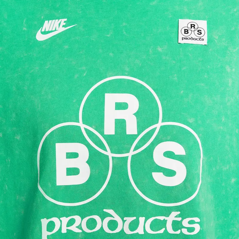 Nike Sportswear Drop Shoulder Sleeve T Shirt Women's Stadium Green-3