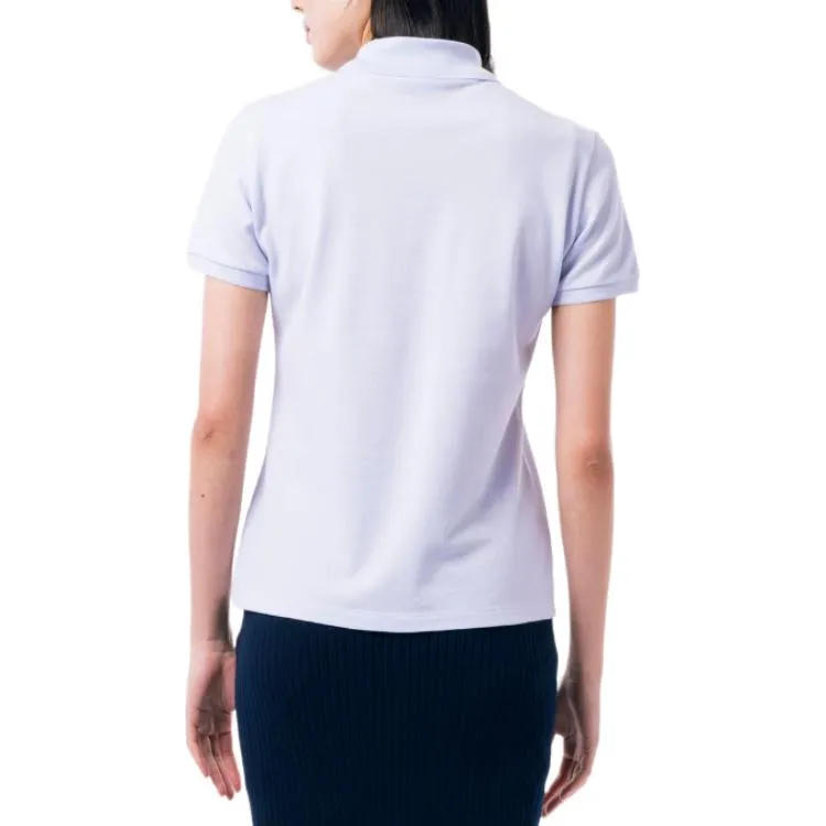 LACOSTE Polo Shirt Women's Light Blue-3