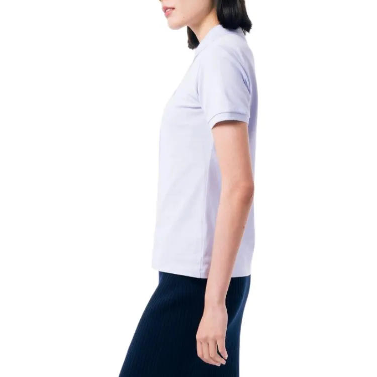 LACOSTE Polo Shirt Women's Light Blue-4