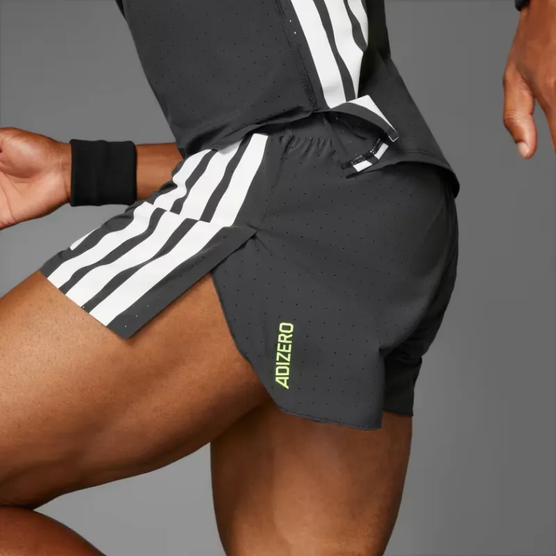Adidas Free Shipping With AdiClub Adizero Running Split Shorts-3