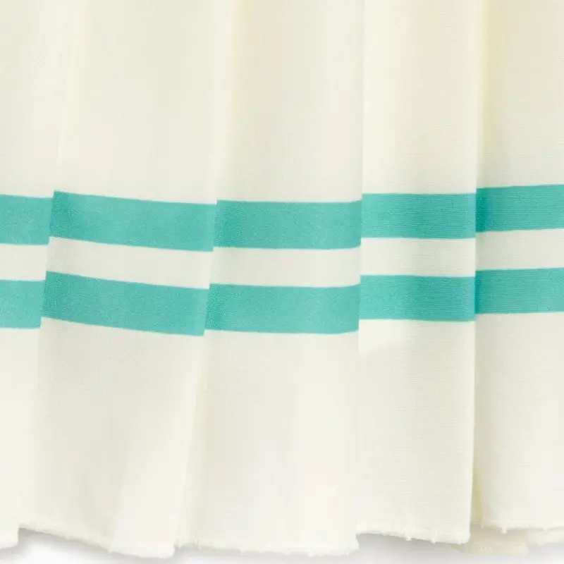 SPORTY & RICH Logo Detailed Pleated Skirt-2