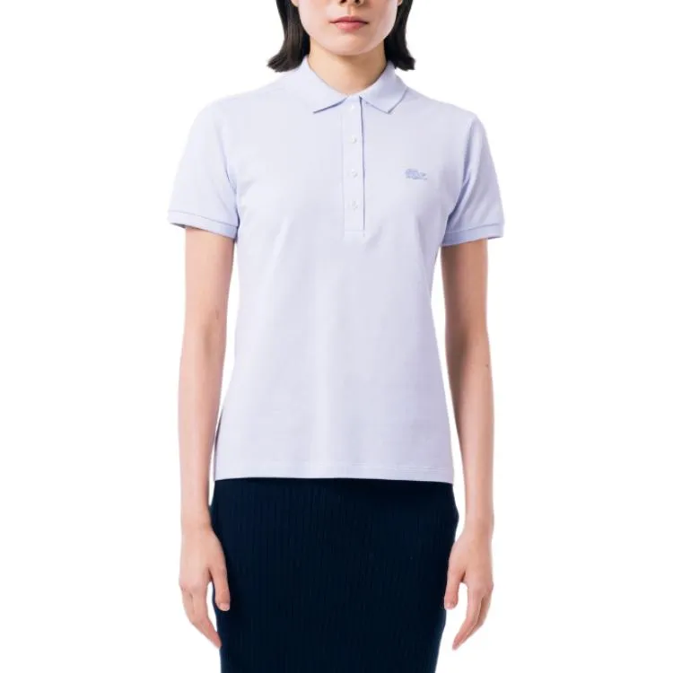 LACOSTE Polo Shirt Women's Light Blue-2