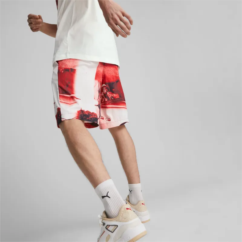 Ferrari X PUMA Casual Shorts Unisex Race Red-3