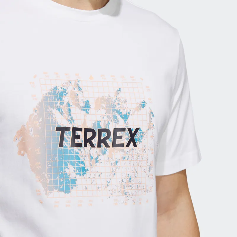 Adidas T Shirts Men White-4