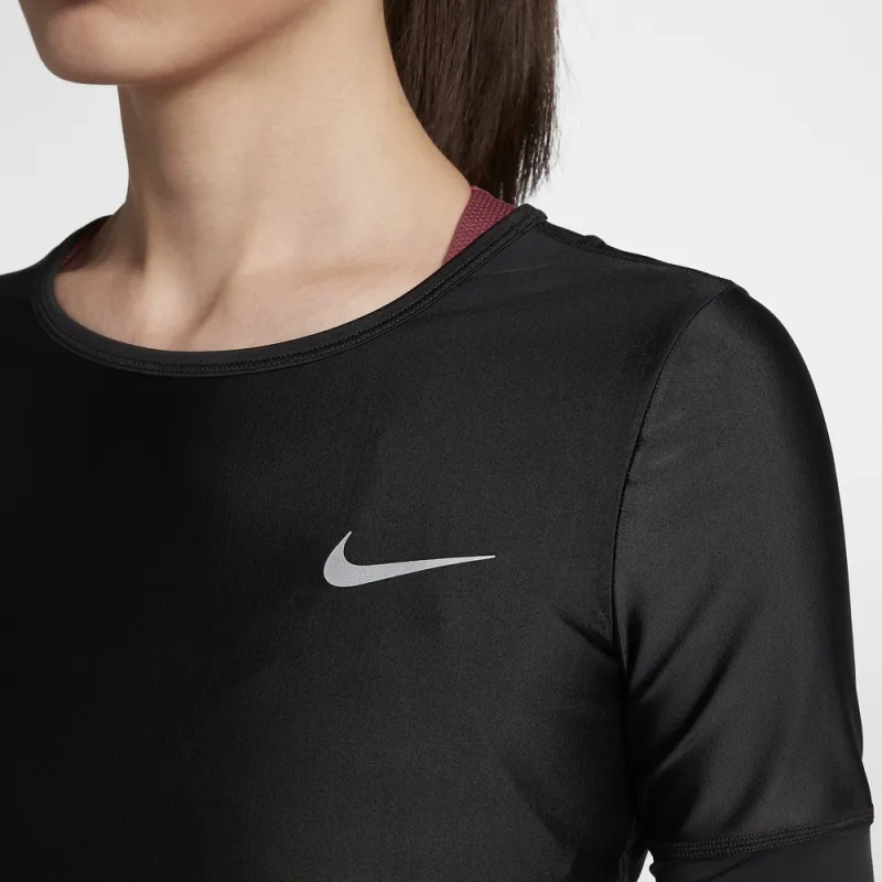 Nike Crop Tops Women's Black-4