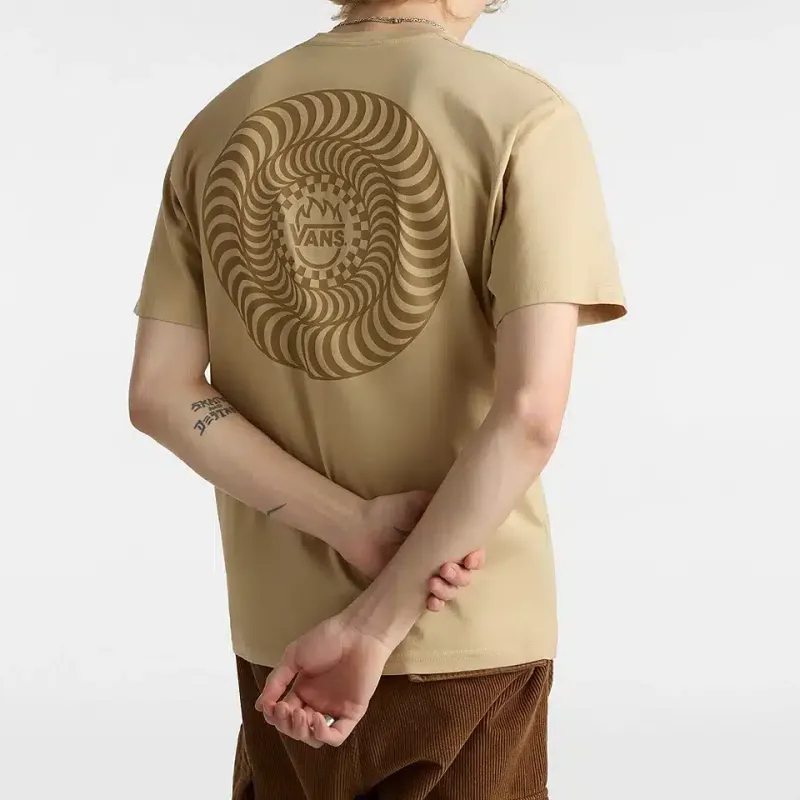 Vans x SPITFIRE Wheels T Shirt Unisex Brown-3