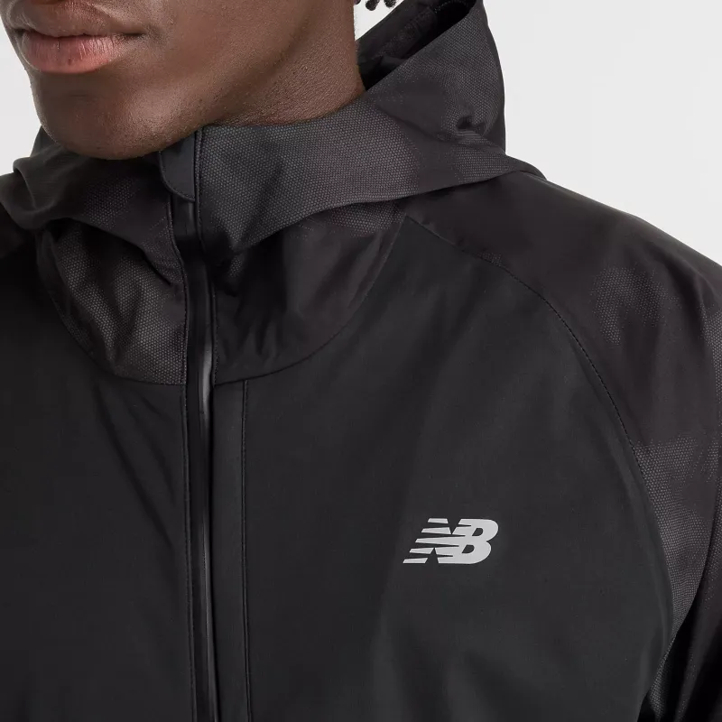 New Balance Seasonal Premium Print Jackets Coats Men's Black-3