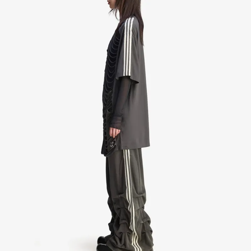 Adidas Originals x Avavav SS25 CUT OUT T Shirt Unisex Dark Gray-4