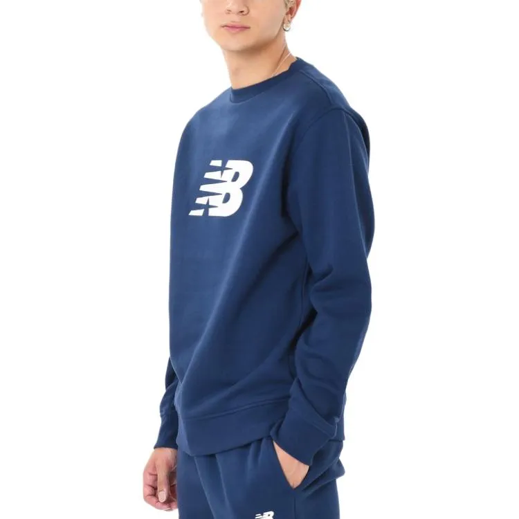 New Balance Sweatshirt Men's Marine Blue-4