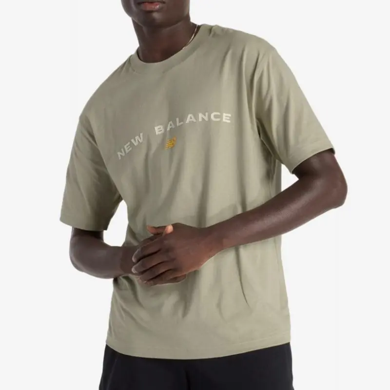 New Balance T Shirt Men's Olive Green-2