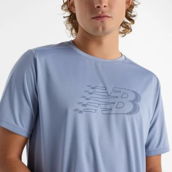 New Balance T Shirt Men's Light Blue-4