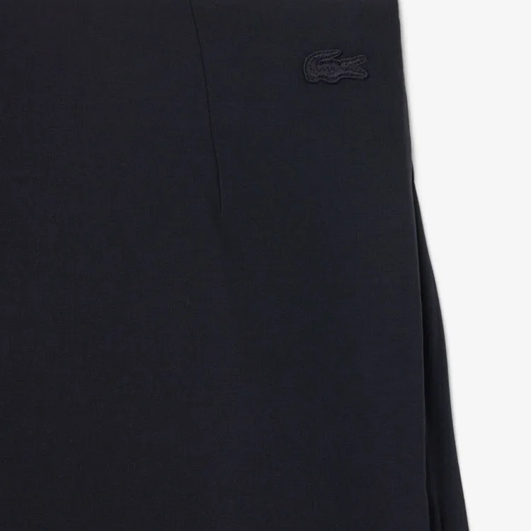 LACOSTE Casual Long Skirt Women's Marine Blue-4