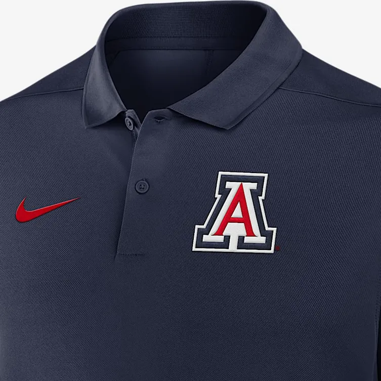 Nike Arizona Primetime Victory Primary Logo Men's Nike Dri FIT College Polo-3