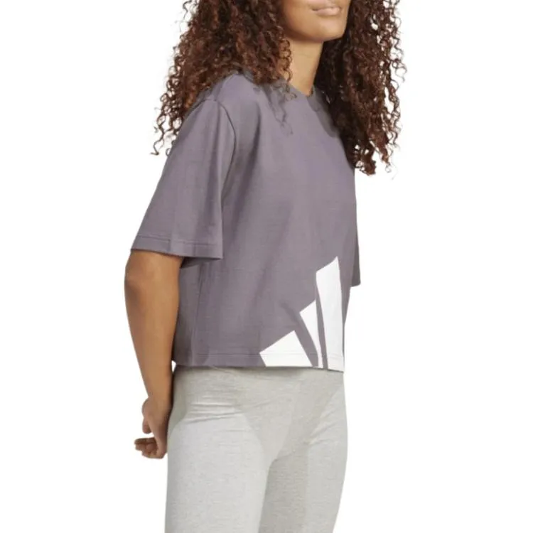 Adidas T Shirt Women's Charcoal Gray-2