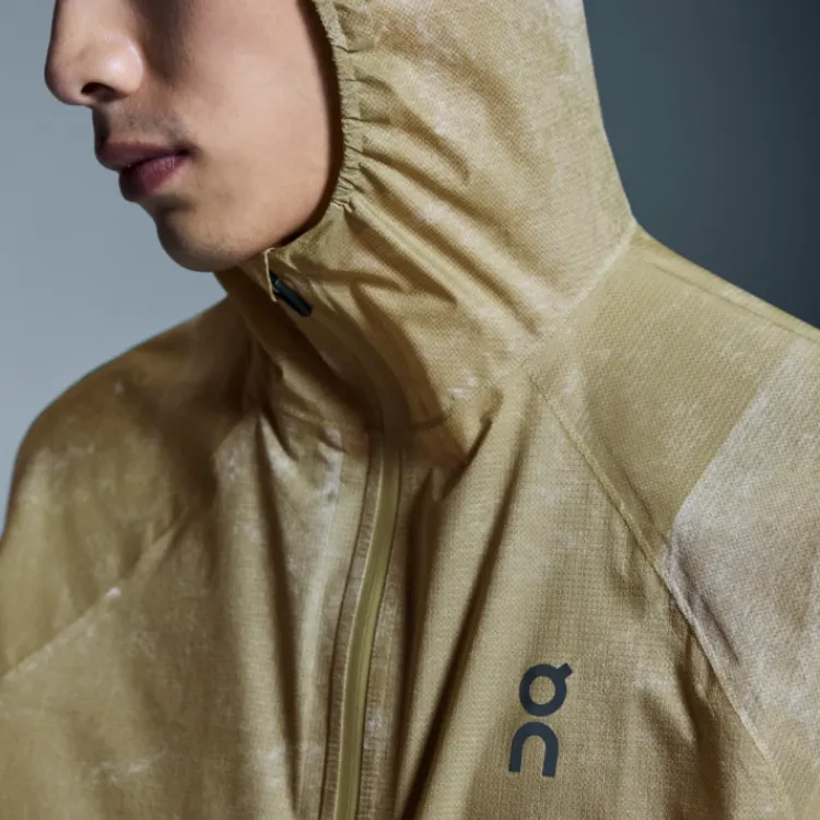 On Ultra Jacket Men's White/Sour Pea Green-3