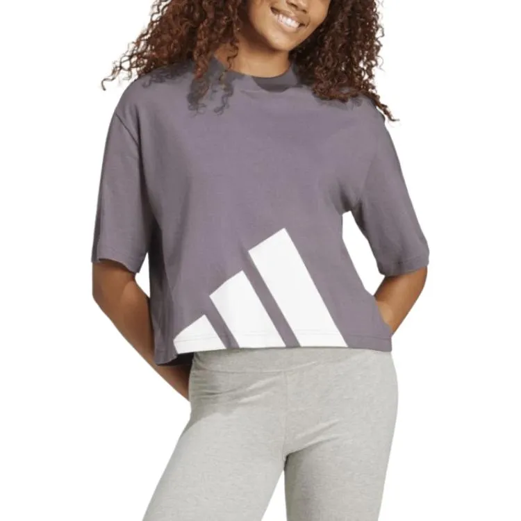 Adidas T Shirt Women's Charcoal Gray-1