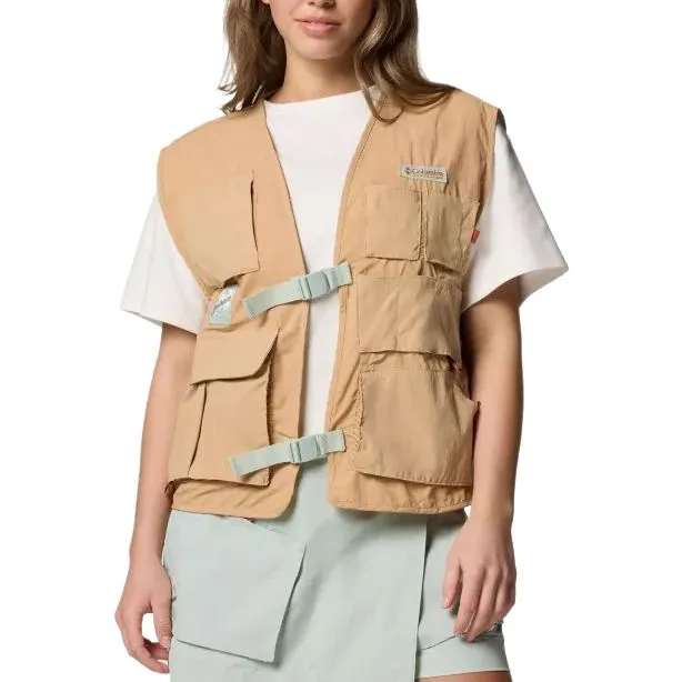Columbia Cove Beach Vest Unisex Khaki-3