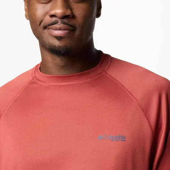 Columbia PFG Terminal Tackle T Shirt Men's Red-3