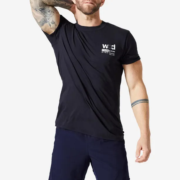 DECATHLON DOMYOS T Shirt Men's Black-2