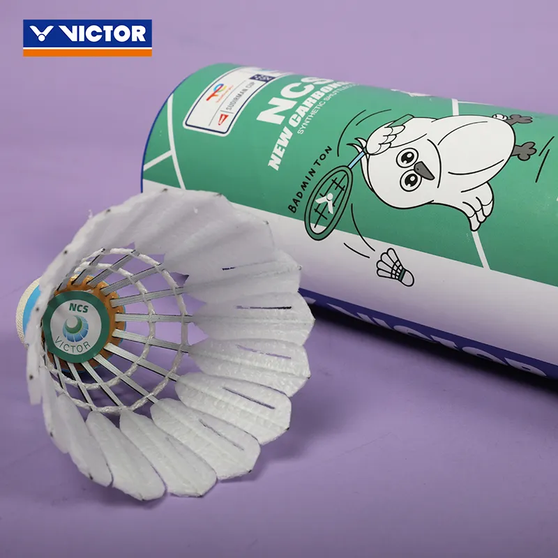 VICTOR Sudan Cup Collection Synthetic Shuttlecock 3 Pack Faux Fur Shuttlecocks-3