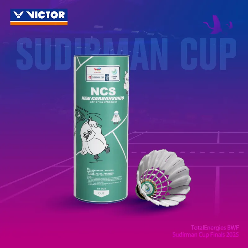 VICTOR Sudan Cup Collection Synthetic Shuttlecock 3 Pack Faux Fur Shuttlecocks-1