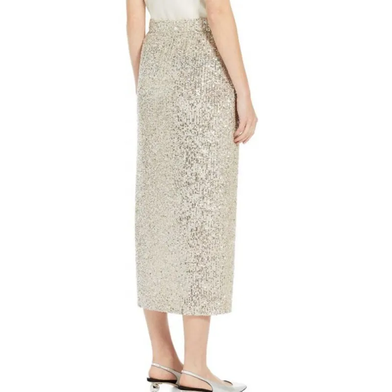 WEEKEND MaxMara Floride Sequin Embellished Skirt-4