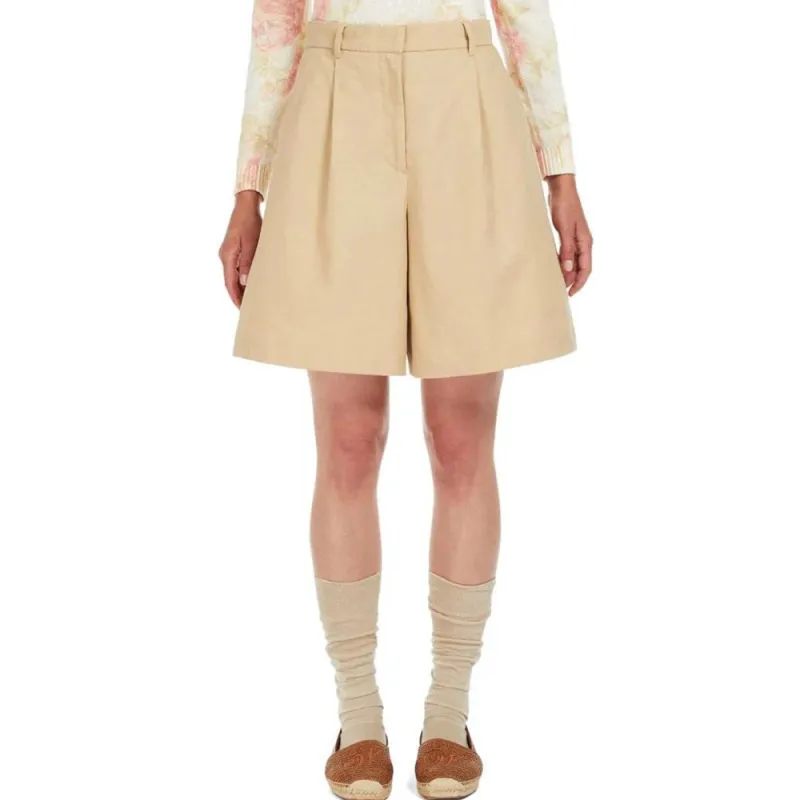 WEEKEND MaxMara Casual Shorts Women's Beige-2