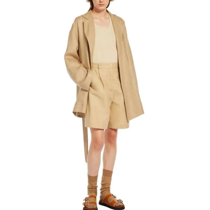 WEEKEND MaxMara Casual Shorts Women's Beige-1