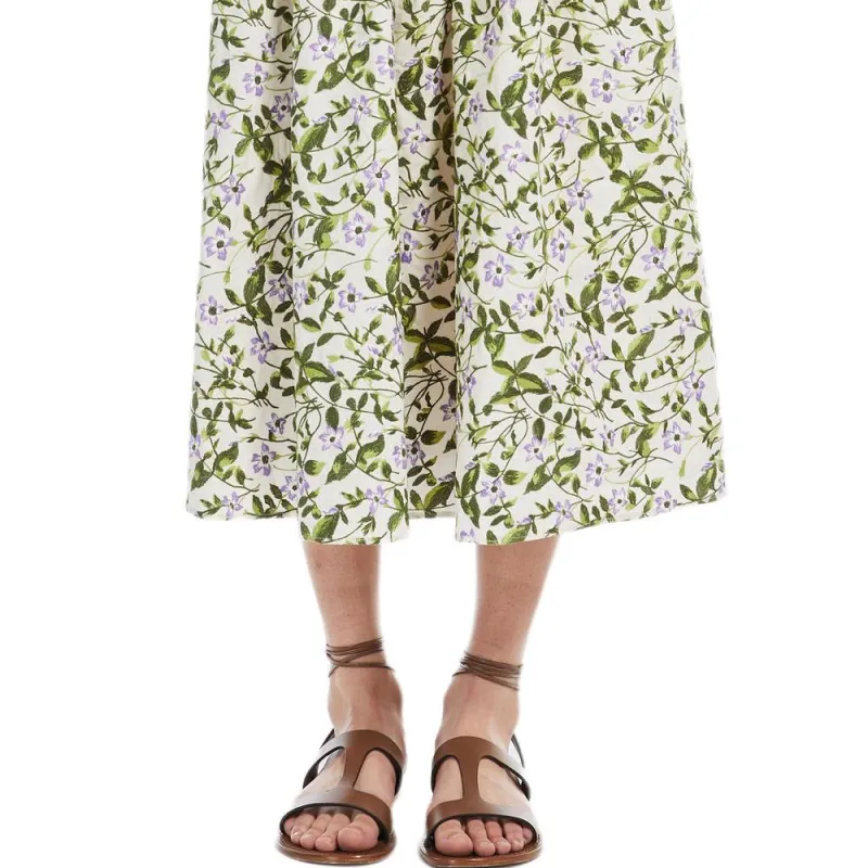 WEEKEND MaxMara Casual Long Skirt Women's Green-4