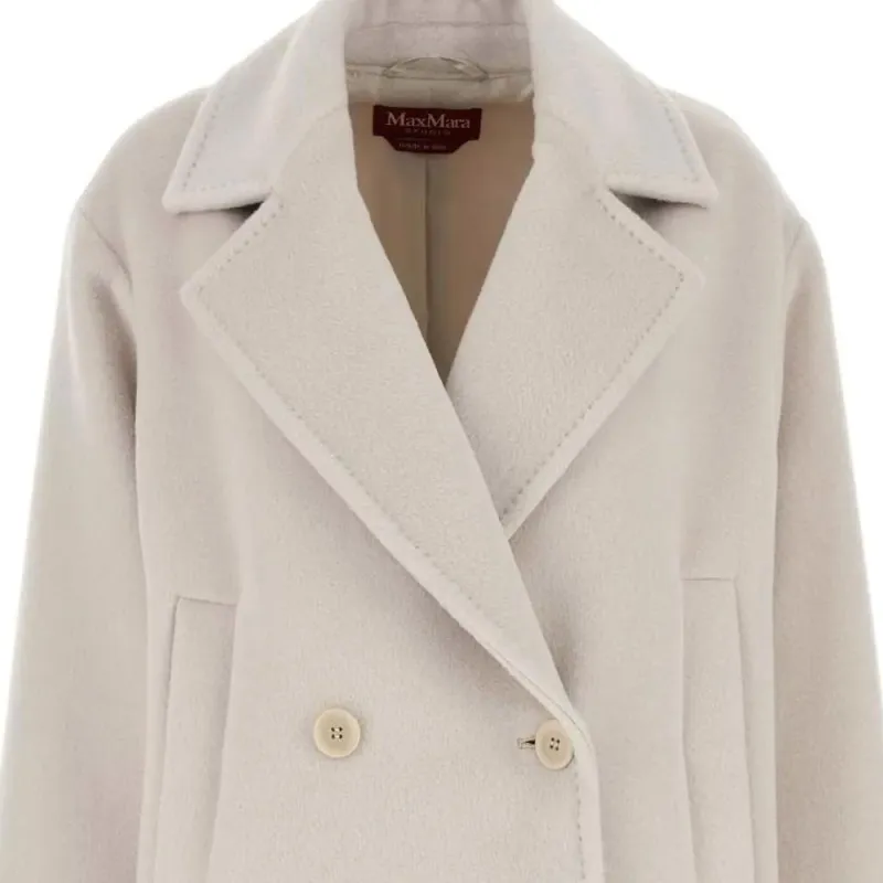 MaxMara Studio Filovia Double Breasted Long Sleeved Coat-2