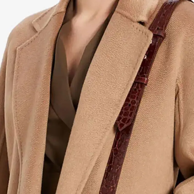 MaxMara Velvet feel Coat Women's Brown-4