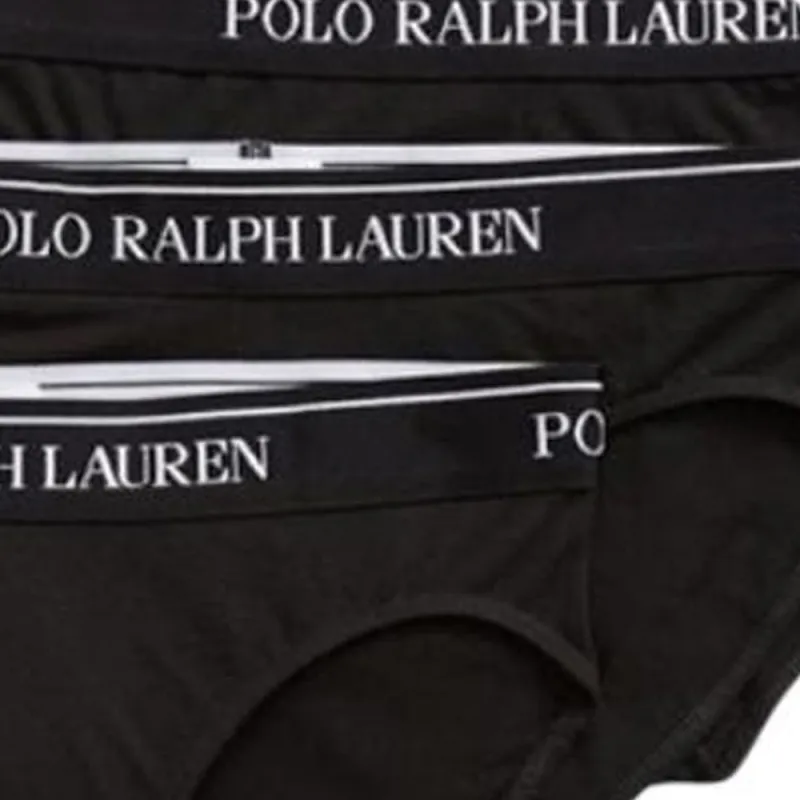 Polo Ralph Lauren Pack Of 3 Logo Waistband Briefs-2
