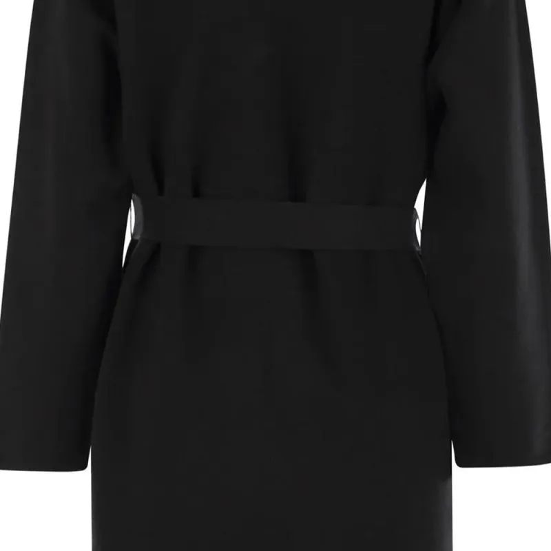 MaxMara Studio Belted Long Sleeved Coat-4